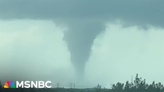 MILTON UPDATE Tornado outbreak in Florida as hurricane approaches [upl. by Naharba]