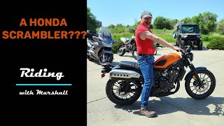 Honda Scrambler SCL500 Review [upl. by Leasia]