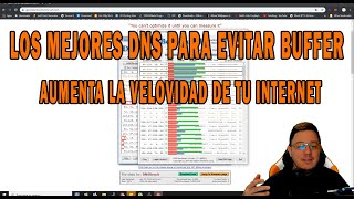 Usar los Mejores DNS servers para evitar Buffer Usando benchmark [upl. by Jae174]