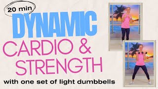 DYNAMIC Cardio Strength and Ab Workout to BURN FAT and BOOST METABOLISM [upl. by Enileme]