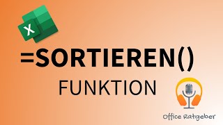 Excel Sortieren Funktion [upl. by Willcox818]