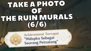 Lokasi Foto Mural yang ada di Reruntuhan 66  Genshin Impact [upl. by Survance]