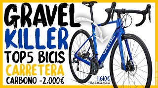 🤯 TOP5 BICIS CARRETERA de CARBONO BARATAS 🤑 CHOLLOS para CICLISMO de RUTA [upl. by Checani]