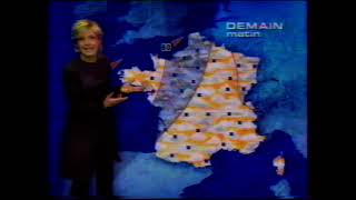 Météo TF1 du 23 Décembre 2002 Evelyne Dhéliat [upl. by Rehportsirhc]