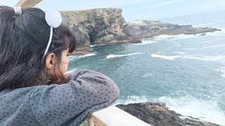 Beautiful Cliff in Ireland Mizen Head Kids enjoying the beautiful weather and view of Mizen Head [upl. by Uyerta]