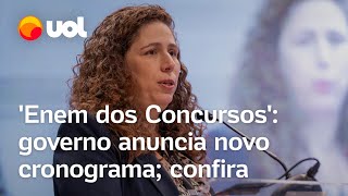 Enem dos concursos governo anuncia novo cronograma de provas do CPNU veja datas [upl. by Nuarb]