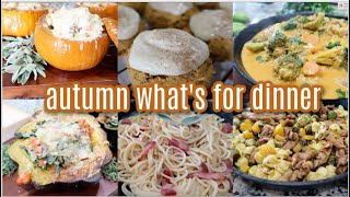 Amazing Autumn Whats For Dinner Delicious Recipes for Fall The Dessert is Too Good Cook With Me [upl. by Gian]