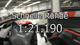 Kartpalast Bergkirchen  Raceway 124  Rundenzeit 121190 [upl. by Ahsikrats321]