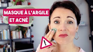 Devezvous faire des masques antiacné à largile verte sur le visage [upl. by Etireuqram]