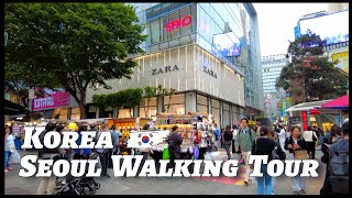 Myeongdong Day Walk in Seoul  Exploring the Heart of Korea seoul korea travel [upl. by Yorick]