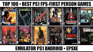 Top 100 Best FPS And First Person Games For PS1  Best PS1 Games  Emulator PS1 Android [upl. by Nelloc349]