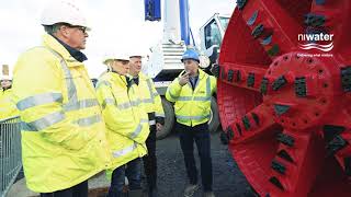 Major Tunnelling Machine gets to work at £78 Million Meadow Lane Wastewater Upgrade [upl. by Mun33]