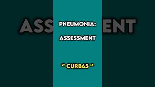 PNEUMONIA  CURB65  shorts reels respiratory medicine MRCP PASTEST MADBOX mrcpsyndrome [upl. by Drucill]