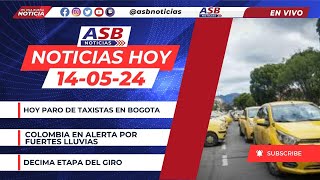 🔴 EnVivo Hoy paro de taxistas en Bogotá Colombia en alerta por fuertes lluvias [upl. by Kerianne]