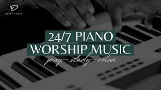 Prayer Instrumental Music with Scriptures amp Nature  247 DappyTKeys Piano Worship [upl. by Eenert]