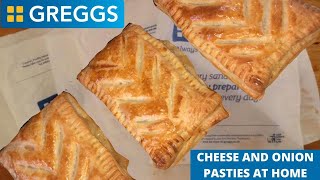 Homemade Greggs Cheese and Onion Pasty Recipe By Iqrahs Kitchen [upl. by Kylynn]