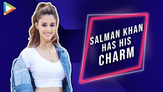 Disha Patani quotSalman Khan has his CHARM unko jo choreography milti hai woquot [upl. by Barthol571]