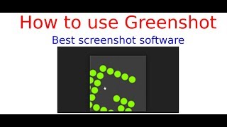 How to use greenshot  a free screen capture software for windows 10 [upl. by Heck]