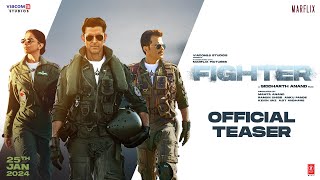 Fighter  Teaser  Hrithik Roshan  Deepika Padukone  Anil Kapoor  Siddharth Anand  25 Jan 2024 [upl. by Nosnev904]