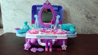 ASMR1937 Minutes Satisfying with Unboxing Disney Frozen Makeup play Set Princess ELsaHello kitty [upl. by Rowen723]