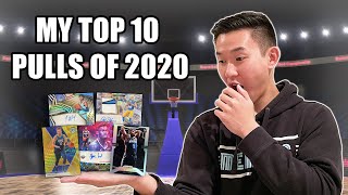 MY TOP 10 SPORTS CARD PULLS OF 2020 [upl. by Lorsung]