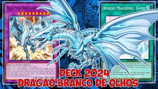 DECK DO DRAGÃO BRANCO DE OLHOS AZUL COMPETITIVO e BARATO 2024 [upl. by Bautista]