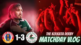 Mohun Bagan Defeats East Bengal 13 In The Kolkata Derby  Mariners Corteo And Matchday Vlog [upl. by Gabriele]