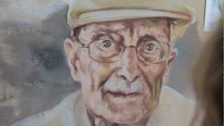 Pastel Portrait of an old man by Graciela Bombalova BOGRA [upl. by Lauter]