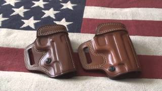 Galco Leather Gun Holsters for Sig P226 and Colt Commander 1911s [upl. by Materse]