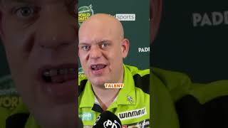 Michael van Gerwen RESPONDS to Luke Littler comparisons 👀 Darts MVG [upl. by Edveh987]