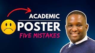 Academic POSTER Design avoid these FIVE MISTAKES [upl. by Mann]