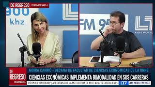 Ciencias Económicas implementa bimodalidad en sus carreras charlamos con la Decana Moira Carrió [upl. by Aindrea]