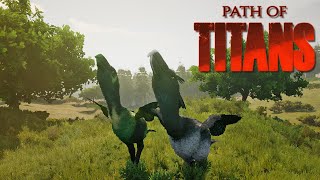 Terror By Name Mayhem In Action Terror Birb AKA Kelenken Mod Path of Titans Gameplay [upl. by Yehus]