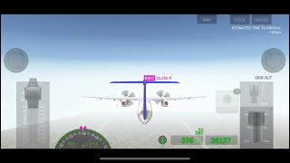 Virtual Flying Train Vuia Air XTV18608 DHC8Q400 DENGRB AIRLINE COMMANDER [upl. by Arodal]