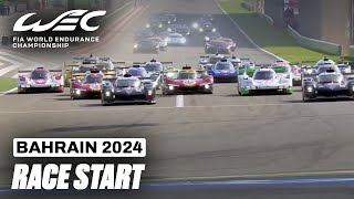 Race Start And First Minutes 🇧🇭 I 2024 Bapco Energies 8 Hours of Bahrain I FIA WEC [upl. by Arammahs]