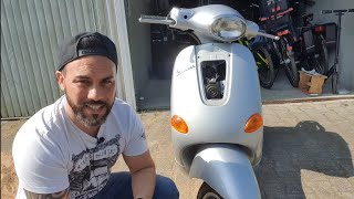 Vespa Roller ET2 nach 7 Jahren aus der Garage geholt  TEIL 1Restauration [upl. by Tseng185]