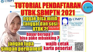 TUTORIAL PENDAFTARAN UTBK SBMPTN 2021 LENGKAP DARI AWAL SAMPE CETAK KARTU PESERTA [upl. by Hardden689]