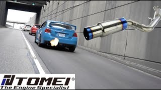 The Best Subaru WRXSTI Exhaust Tomei TI Expreme [upl. by Ybbob]