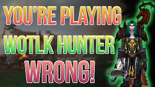 How To Play Hunter in WOTLK  Leveling Dungeons Raids Playstyle Change [upl. by Engle]