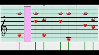 Raining Still Alive Original Composition on Mario Paint Composer [upl. by Concettina]