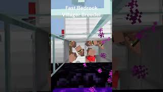 Very Fast Villager Breeder in Minecraft Bedrock Edition [upl. by Adai]