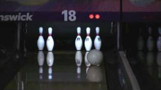 Amazing Bowling Spare  4  6  7  9  10 Split  Greek Church in Slow Motion [upl. by Yeslehc]