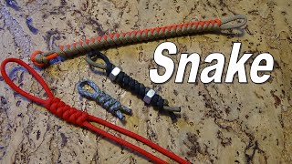 Paracord węzeł snake [upl. by Nomsed]