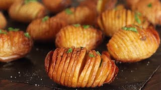 Hasselback Potatoes Recipe  How Tasty Channel [upl. by Annel]