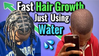 How to Grow Your Hair Fast Just by Using Water  Easy Hair Growth With Water Only [upl. by Chlo342]