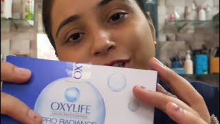 Oxylife salon professional facial kit review 🫶minivlog viralvideo skincare [upl. by Ahsote]