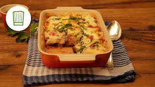 Überbackene Auberginen  Low Carb  Chefkochde [upl. by Angrist]