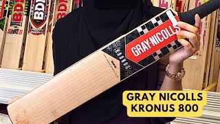 Gray Nicolls Kronus 800 Finest Handcrafted English Willow Cricket Bat [upl. by Aniez]