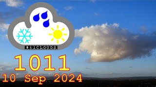 1011  Timelapse CLOUDS  HD – 10 Sep 2024 tlCLOUDS [upl. by Jonis490]