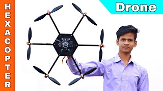 How To Make a Hexacopter Drone Using Pixhawk Filght Controller  Hi Tech xyz [upl. by Chapell]